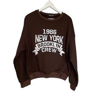 Shein Brooklyn Brown Sweater